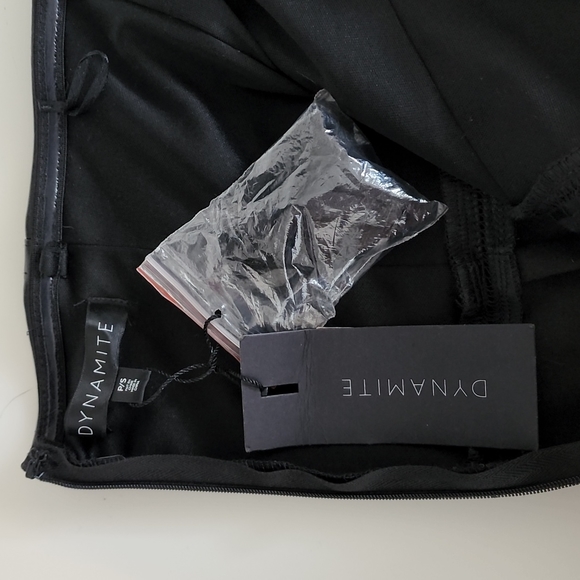 DYNAMITE- *NWT* PU Bustier Mini Dress (Small) - Picture 7 of 7